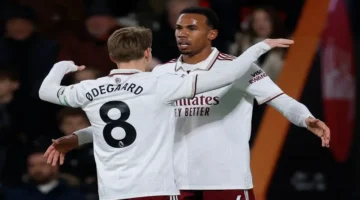 تعادل مثير.. أرسنال يقسم النقاط مع بورنموث في الدوري الإنجليزي